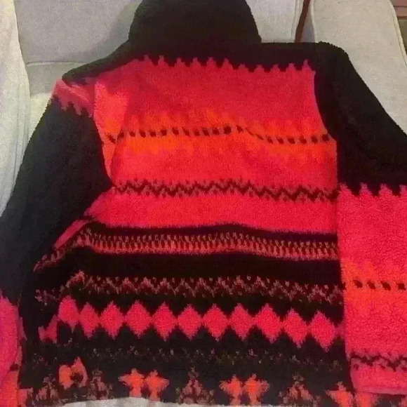 Rare Onque Casuals Vintage Aztec Sherpa - Picture 3 of 3